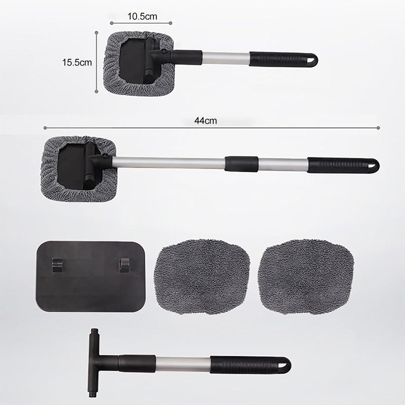 🚗 Expandable Windshield & Window Cleaner with Microfiber Pad