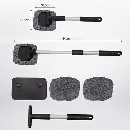 🚗 Expandable Windshield & Window Cleaner with Microfiber Pad