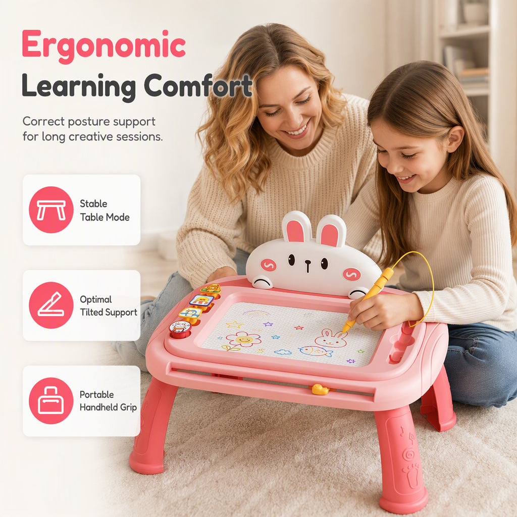 🎨 50% Off Now ✨ Kids Magnetic Drawing Board — Pen & 4 Stamps Included 📢