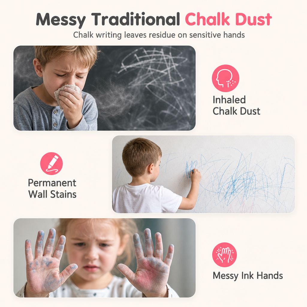 🎨 50% Off Now ✨ Kids Magnetic Drawing Board — Pen & 4 Stamps Included 📢