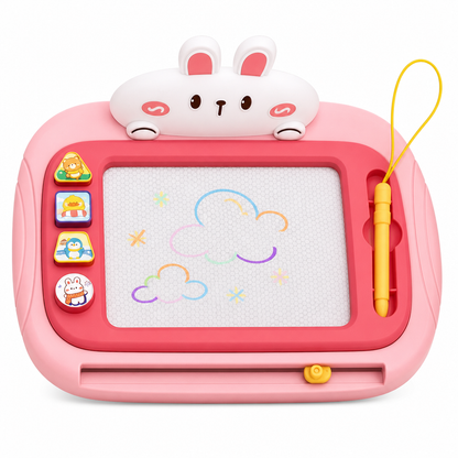 🎨 50% Off Now ✨ Kids Magnetic Drawing Board — Pen & 4 Stamps Included 📢