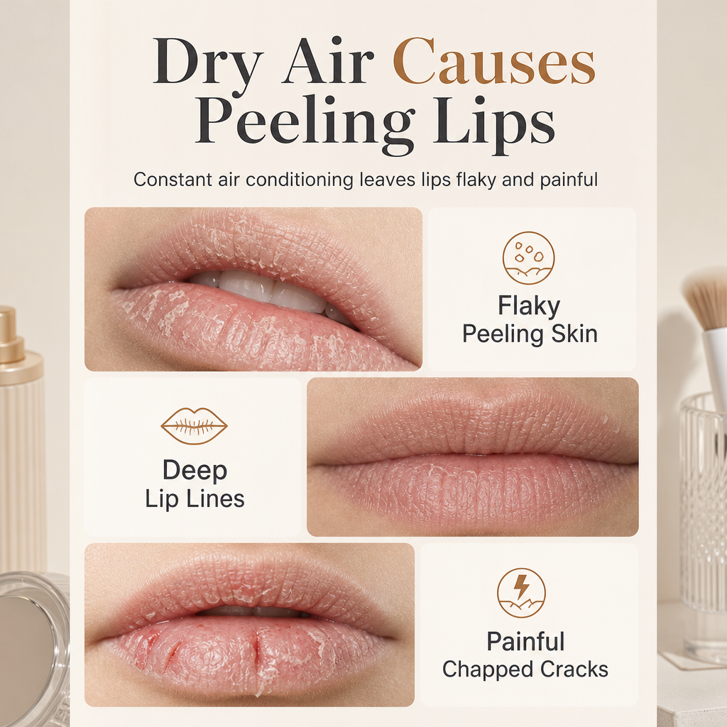 Moisturizing Lip Balm Serum for Hydrating Lip Care and Reducing Lip Lines 15ml