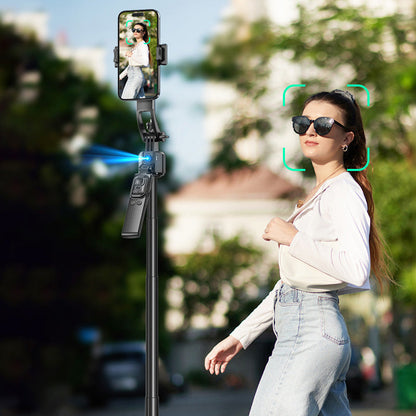 🥳2026 HOT SALE🥳💞50K+ SOLD! 📱🎥 50% OFF! AI Smart Tracking Gimbal Tripod – 360° rotation, reinforced quadpod & remote control. Hands-free stable videos anywhere! 🛡️✅