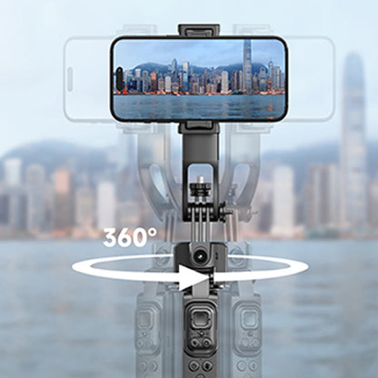🥳2026 HOT SALE🥳💞50K+ SOLD! 📱🎥 50% OFF! AI Smart Tracking Gimbal Tripod – 360° rotation, reinforced quadpod & remote control. Hands-free stable videos anywhere! 🛡️✅