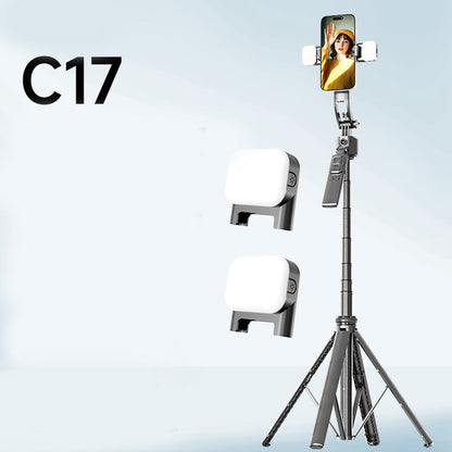 🥳2026 HOT SALE🥳💞50K+ SOLD! 📱🎥 50% OFF! AI Smart Tracking Gimbal Tripod – 360° rotation, reinforced quadpod & remote control. Hands-free stable videos anywhere! 🛡️✅