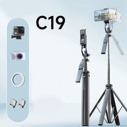 🥳2026 HOT SALE🥳💞50K+ SOLD! 📱🎥 50% OFF! AI Smart Tracking Gimbal Tripod – 360° rotation, reinforced quadpod & remote control. Hands-free stable videos anywhere! 🛡️✅