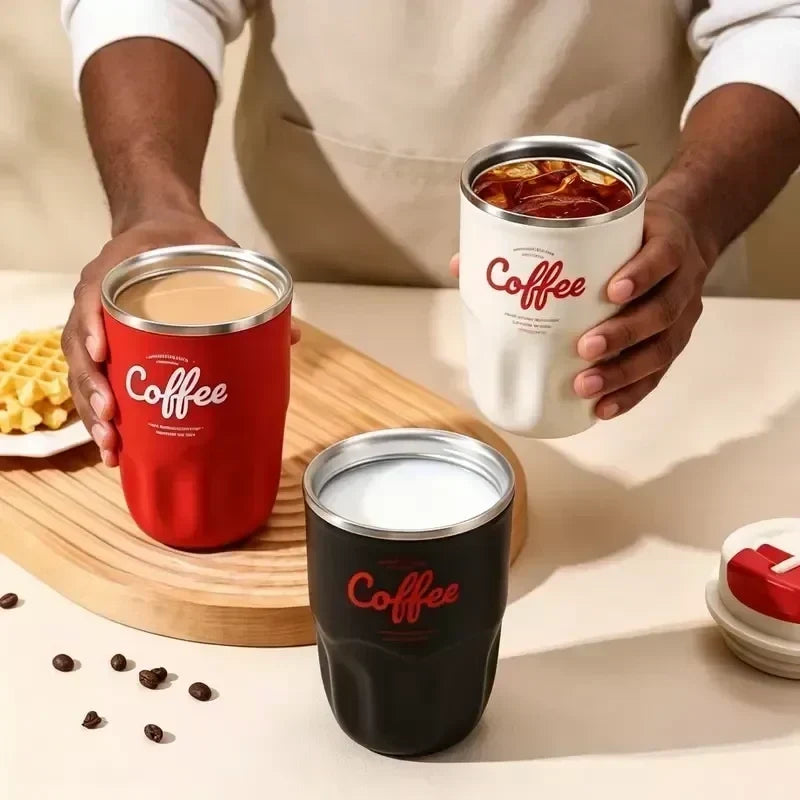 Sip Burn-Free Instantly! Smart Temp-Display Leakproof Thermal Mug