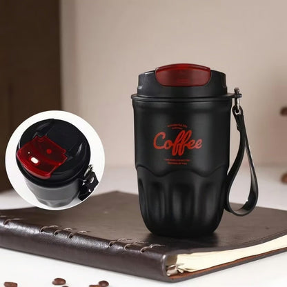Sip Burn-Free Instantly! Smart Temp-Display Leakproof Thermal Mug