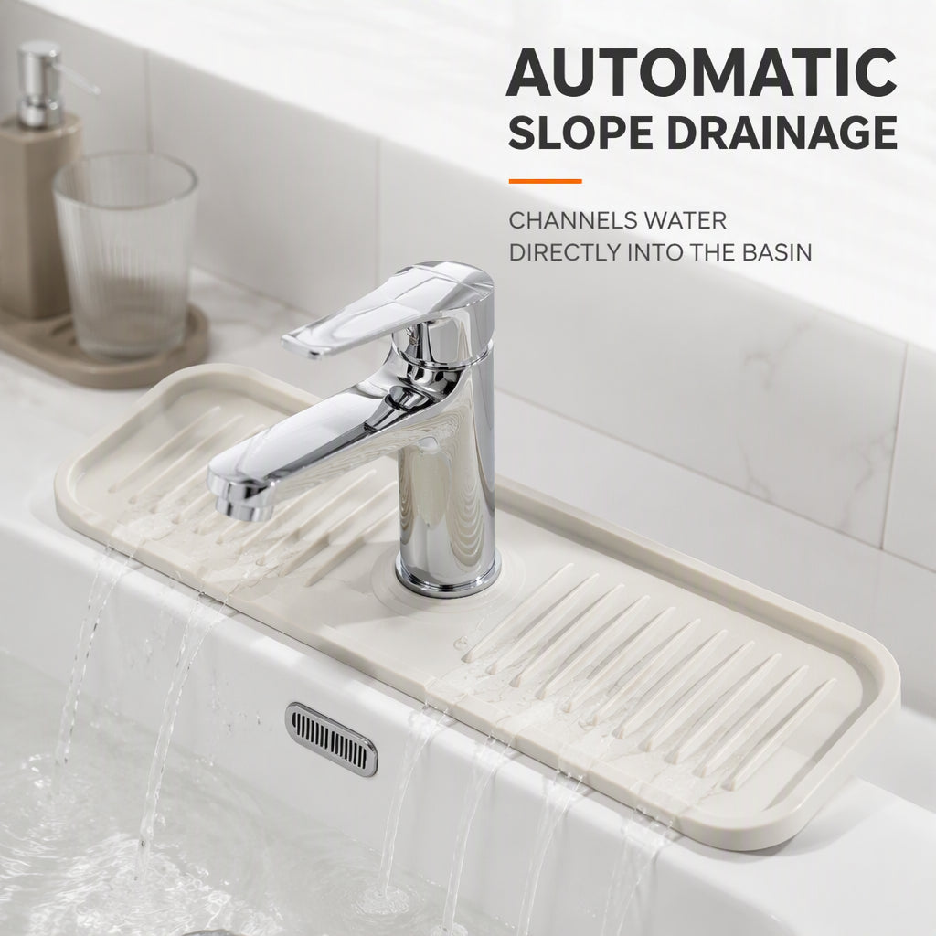 Silicone Faucet Splash Guard and Drain Mat