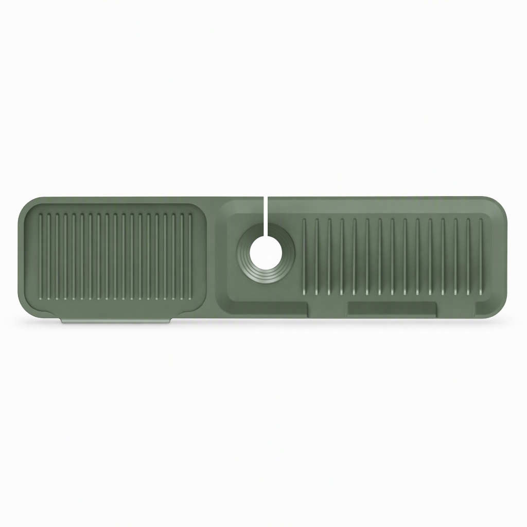 Silicone Faucet Splash Guard and Drain Mat