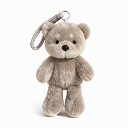 Cute Plush Animal Keychain for Backpacks and Keys