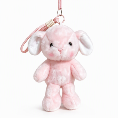 Cute Plush Animal Keychain for Backpacks and Keys