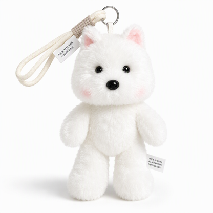 Cute Plush Animal Keychain for Backpacks and Keys