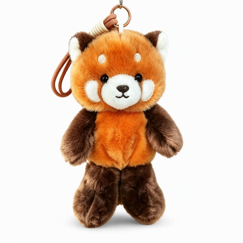 Cute Plush Animal Keychain for Backpacks and Keys