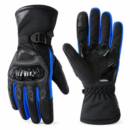 🏍️ 50% Off Now ✨ Winter Motorcycle Riding Gloves — Waterproof & Knuckle Armor ❄️