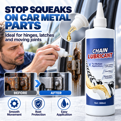Multi-Purpose Chain Lubricant with Precision Pointed Nozzle