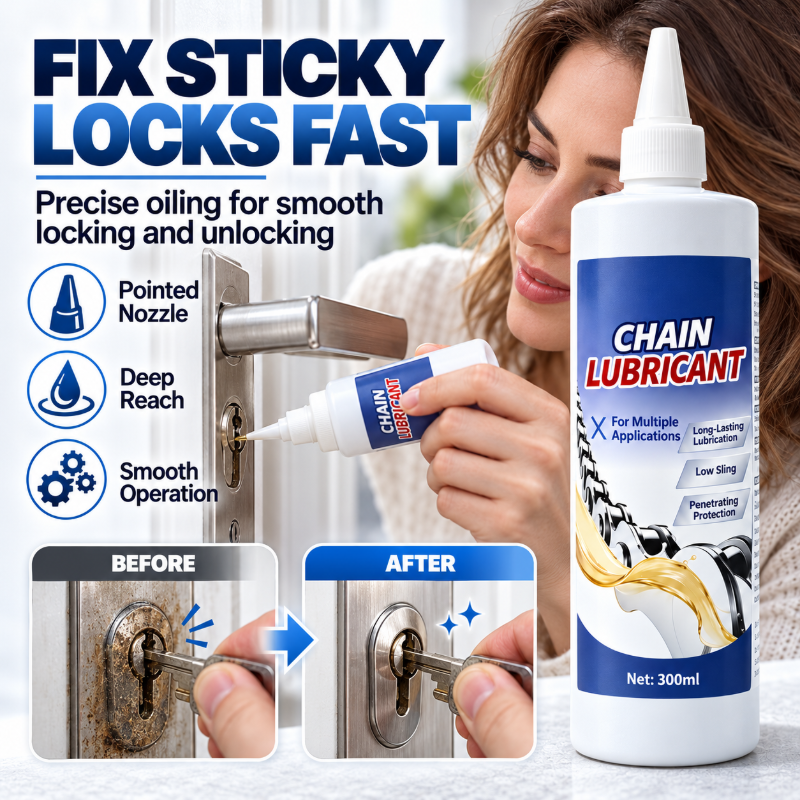 Multi-Purpose Chain Lubricant with Precision Pointed Nozzle