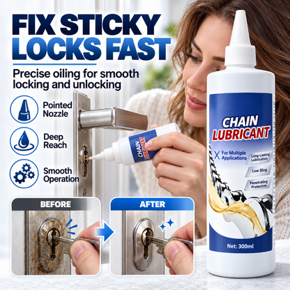 Multi-Purpose Chain Lubricant with Precision Pointed Nozzle