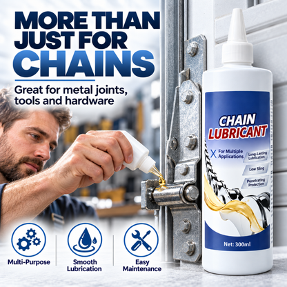 Multi-Purpose Chain Lubricant with Precision Pointed Nozzle