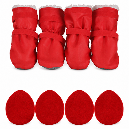 🥳2026 HOT SALE🥳💞50K+ SOLD! 🐕❄️ 50% OFF! Winter Warm Waterproof Dog Boots – plush lining, non-slip rubber soles & water-resistant shell. Keep paws warm & safe on winter walks! 🛡️✅