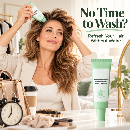 Refreshing Volumizing Rinse-Free Dry Shampoo Gel