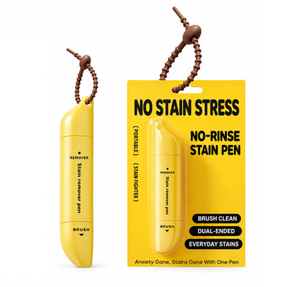 🧼 Portable Dual-Head Stain Remover Pen✨ Instant No-Rinse Emergency Spot Cleaner for Clothes, Oil & Coffee Stains