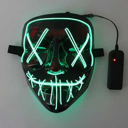 ⏳Kun for en kort tid – 50% RABATT ⏰Halloween LED-lysmasker