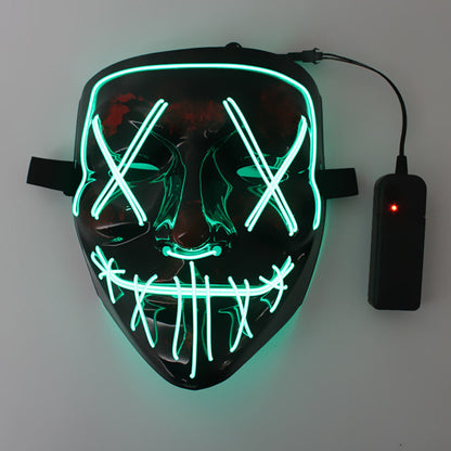 ⏳Kun for en kort tid – 50% RABATT ⏰Halloween LED-lysmasker