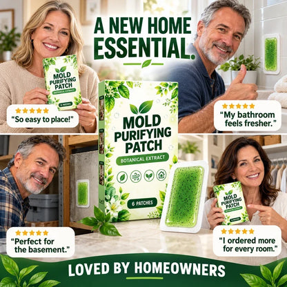 🧪50% OFF NOW! Set of 6 Anti-Mold Patches – Plant-Based Mold Removal Pads; Long-Lasting Mold Protection for Bathrooms, Kitchens, Wall Corners and Hidden Damp Spots