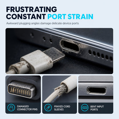 Rotating Magnetic Fast Charging Adapter