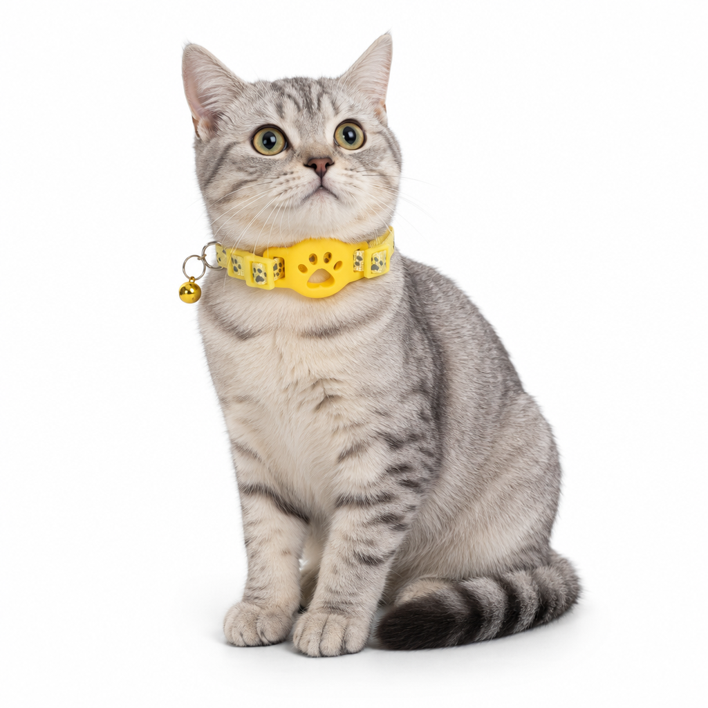 ⏳🔥LIMITED-TIME 50% OFF! ⏰Reflective Cat Collar with Waterproof Smart Pet Tracker Locator🐱✨