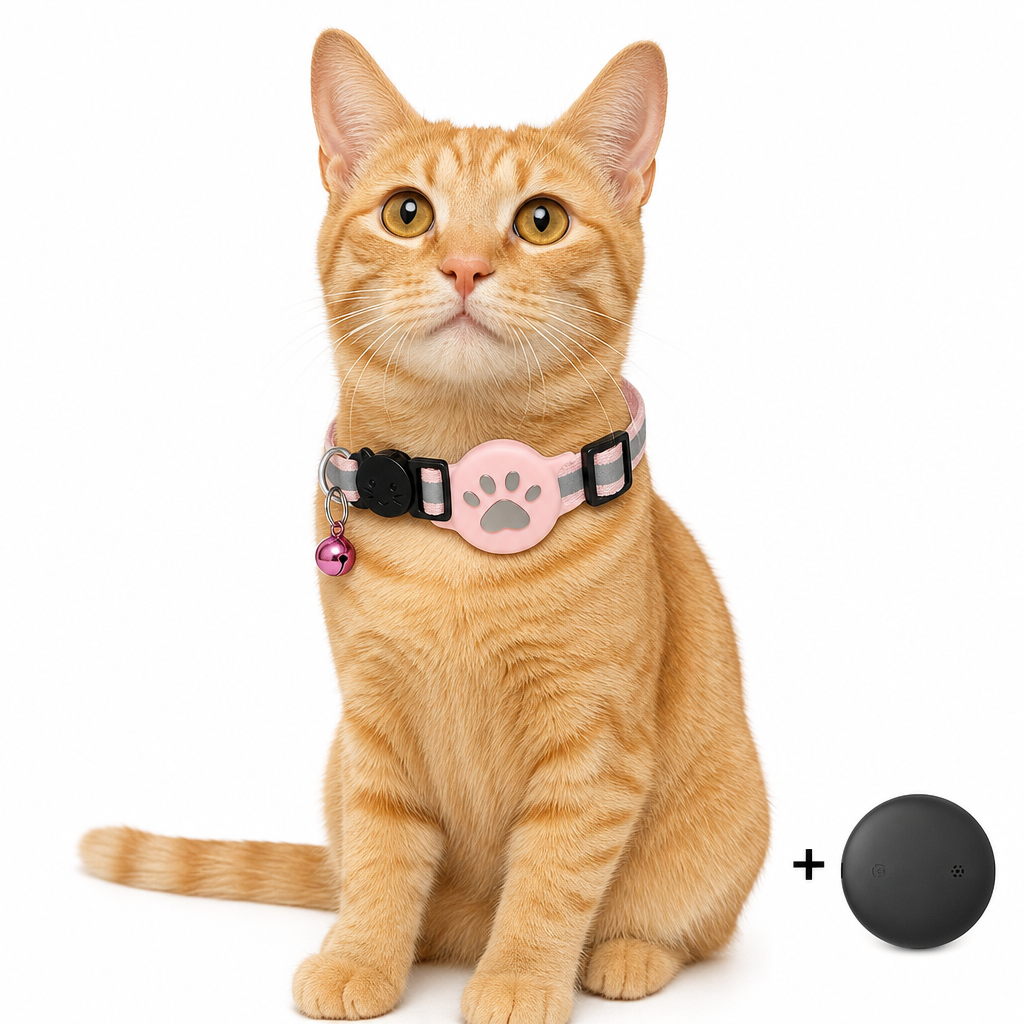⏳🔥LIMITED-TIME 50% OFF! ⏰Reflective Cat Collar with Waterproof Smart Pet Tracker Locator🐱✨