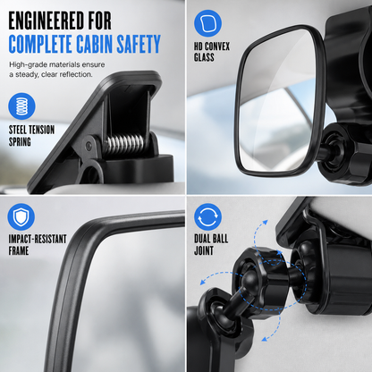 Car Rear Seat View Mirror