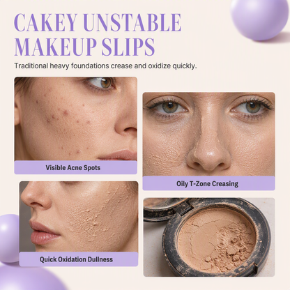 ✨ LIMITED-TIME 50% OFF! 💖 Full Coverage Matte Foundation – Creamy Texture, Easy Blending & Smooth-Looking Skin 💄
