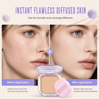 ✨ LIMITED-TIME 50% OFF! 💖 Full Coverage Matte Foundation – Creamy Texture, Easy Blending & Smooth-Looking Skin 💄