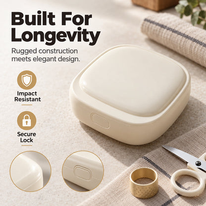 Mini Portable Magnetic Sewing Kit with Rolling Thread Spools