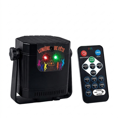 🔥-50% DE RÉDUCTION✨Lumière laser de soirée rechargeable🔋Avec télécommande, effets lumineux pour fêtes et soirées