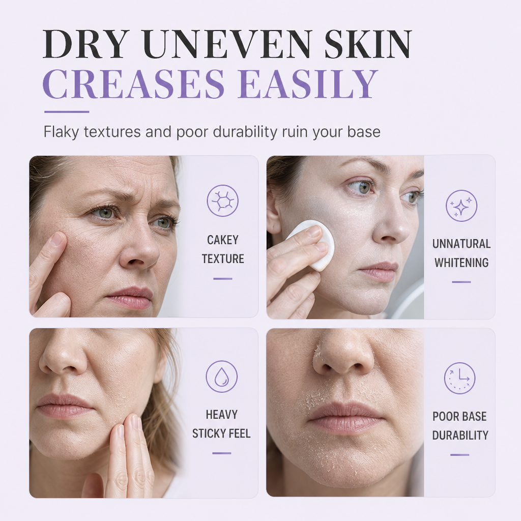 🔥50K+ SOLD🔥Dual Tube Dual Color Makeup Primer and BB Cream Liquid Moisturizing Skin Brightening Concealer
