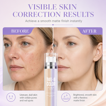 🔥50K+ SOLD🔥Dual Tube Dual Color Makeup Primer and BB Cream Liquid Moisturizing Skin Brightening Concealer