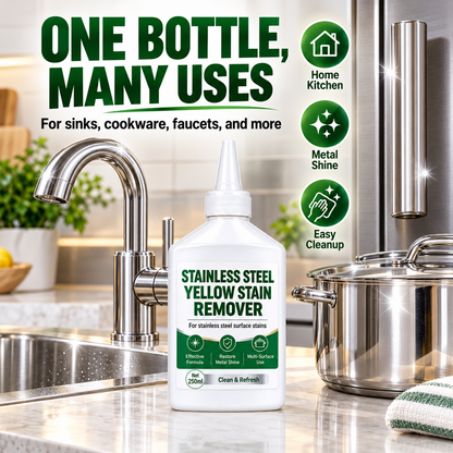 Multipurpose Stainless Steel Cleaner and Yellow Stain Remover