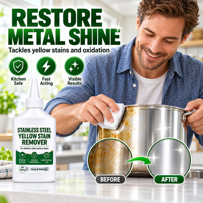 Multipurpose Stainless Steel Cleaner and Yellow Stain Remover