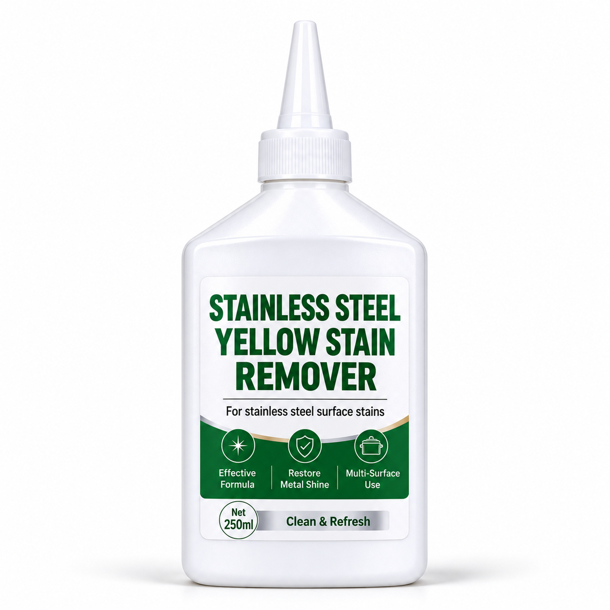 Multipurpose Stainless Steel Cleaner and Yellow Stain Remover