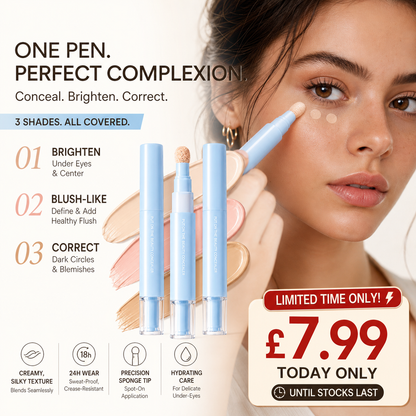 💖 LIMITED‑TIME 50% OFF! ✨ 41,258 Sold – Multipurpose Concealer & Foundation – Flawless Coverage, 24H Long-Lasting & Hydrating 💄
