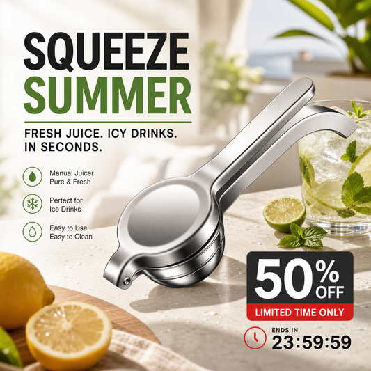 🥳2026 HOT SALE🥳💞50K+ SOLD!✨Stainless steel manual juicer