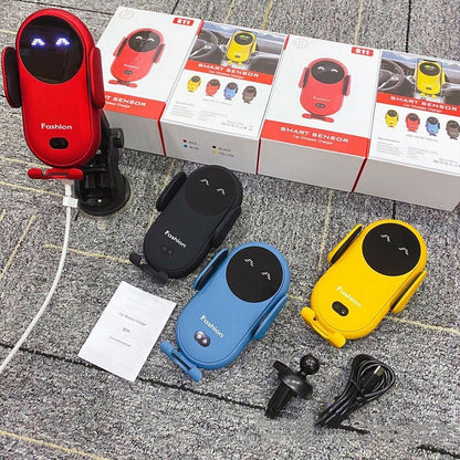 🎇 Smart car wireless charger phone holder