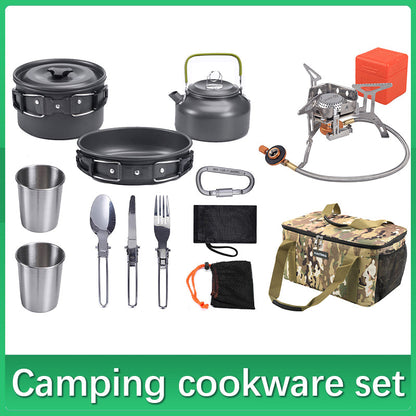 🔥Clearance Sale Limited Time Offe🔥Camping Cookware and Cutlery Set