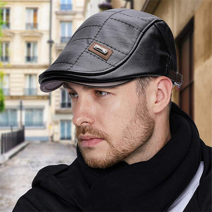 New Fashion Leather Beret