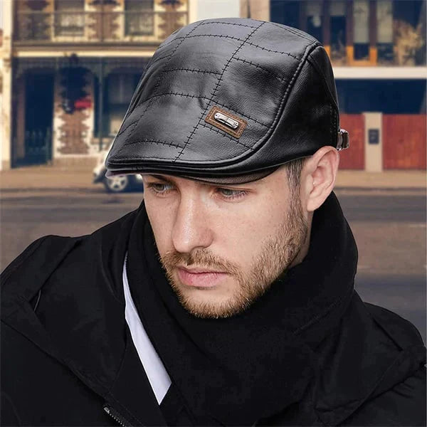 New Fashion Leather Beret