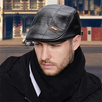 New Fashion Leather Beret