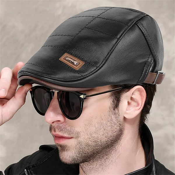 New Fashion Leather Beret